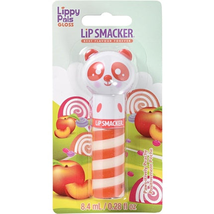 Lip Smacker Lippy Pals Panda Flavoured Lip Gloss for Kids Peach Flavour Paws-itively Peachy Gel