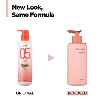 Amos Professional Repair Cica Shampoo L - Repairs, Strengthens & Nourishes