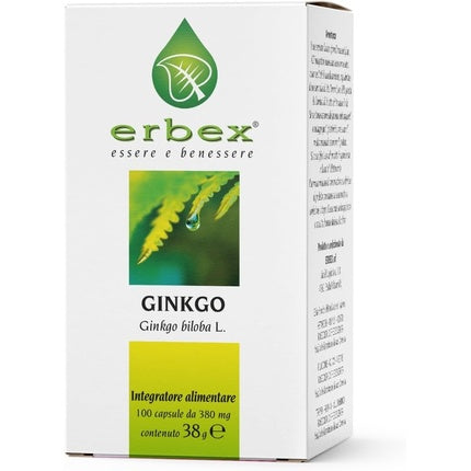 Erbex Strong Vegan Ginkgo Biloba Supplement to Prevent Aging