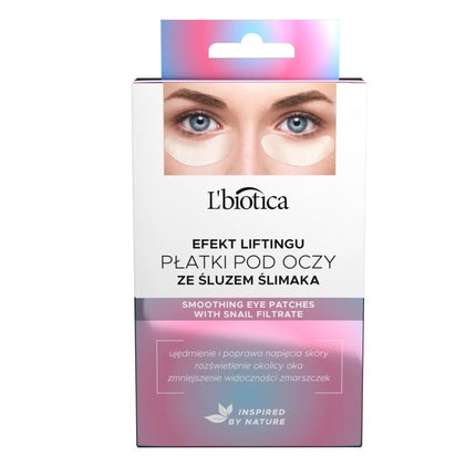 L'Biotica Anti-Aging Eye Patches With Snail Mucus - 6 Pieces
