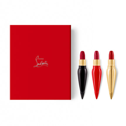 Christian Louboutin Lipstick Trio Set Rouge Louboutin 001m+001+001g