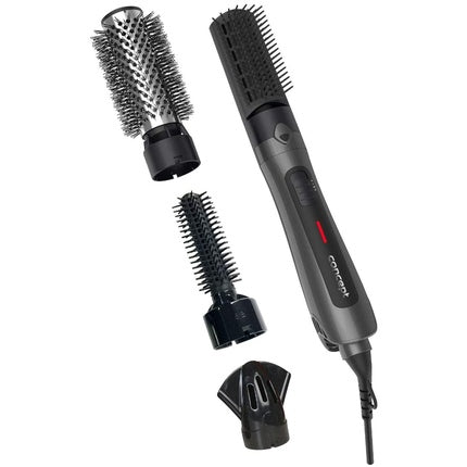 CONCEPT Household Titan Care KF1325 Curling Iron with 4 Attachments 600W Overheat Protection Click-In-System 2 Temperature Settings + COOL SHOT Function Matte Gray