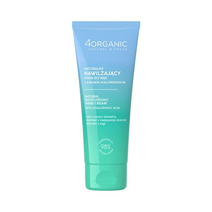4organic Natural Moisturizing Hand Cream With Hyaluronic Acid 75ml