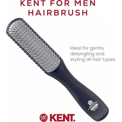 Kent For Men Narrow KFM3 Hairbrush 9 Row Gel Styler for Daily Grooming