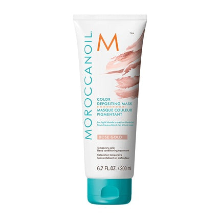 Moroccanoil Gold Toning Mask 30 Ml Rose Gold Color Depositing Mask