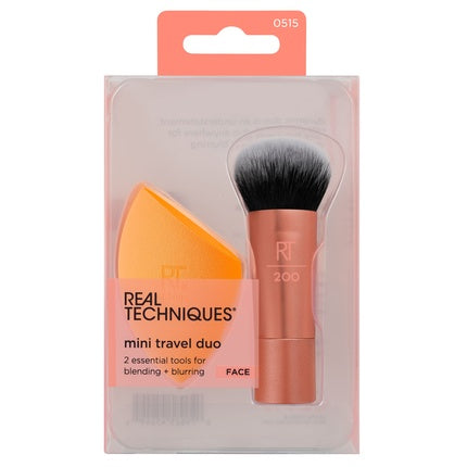 Real Techniques Mini Travel Duo - Perfect For On-The-Go Makeup Application