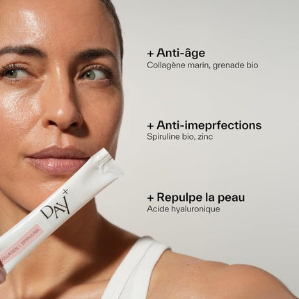 Day Collagen & Spirulina Anti-Aging Food Supplement