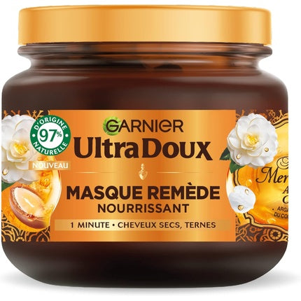 Garnier Ultra Doux Nourishing Mask with Argan & Camellia Oil for Dry & Dark Hair