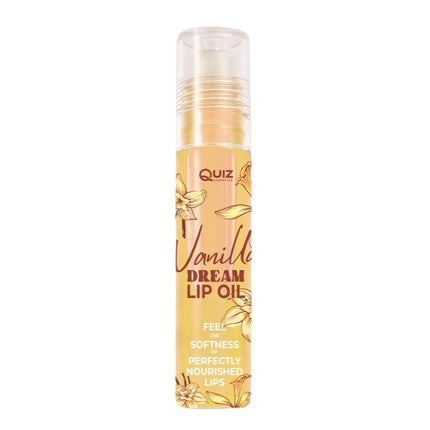 Quiz Cosmetics Vanilla Dream Lip Oil Moisturizing Lip Oil With Sweet Vanilla Scent 12ml