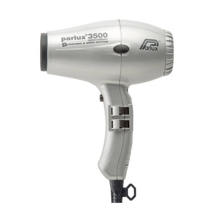 Parlux 3500 Super Compact Ceramic & Ionic Hair Dryer Silver 2000w By Parlux