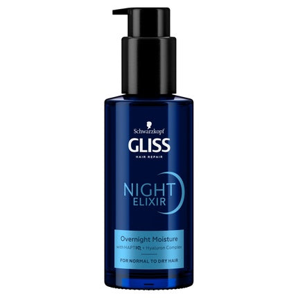 Gliss Night Elixir Moisture Leave-In Treatment For Normal And Dry Hair 100ml