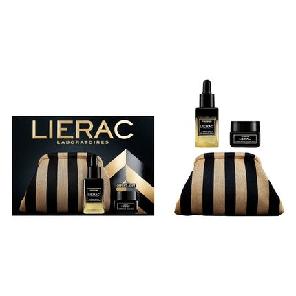 Lierac Premium Antiaging Serum 30ml Eye Cream 20ml Cosmetic Bag