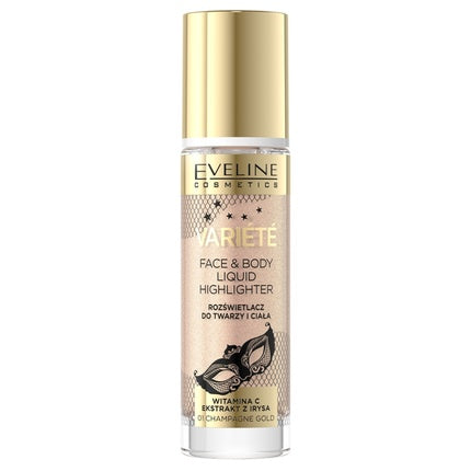 Eveline Variete Liquid Highlighter 01 Champagne Gold 30ml