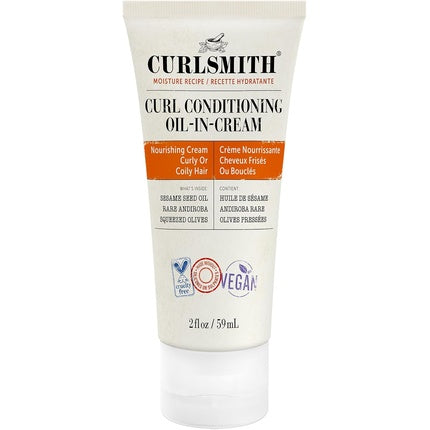 Curlsmith Curl Conditioning Oil In Cream Vegan Leave-In Conditioner for Curly Hair