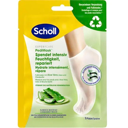 Scholl Moisturizing Foot Mask With Aloe Vera Pedimask 1 Pair