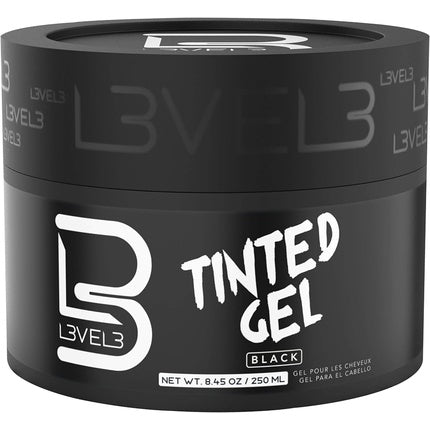L3VEL3 Tinted Gel Black for Men 8.45 oz