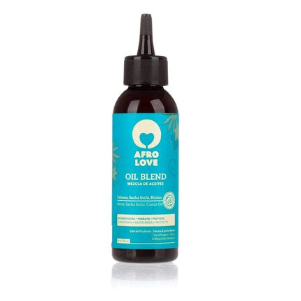 Afro Love Oil Blend Leave-In for Curly Hair Conditions Moisturizes and Protects Curls Parabens-Free Cruelty-Free