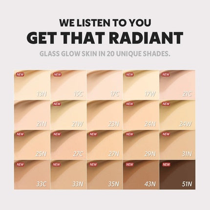 Tirtir Aura Glow Silver Cushion Korean Foundation Mini Size 23n