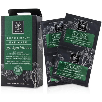 Express Beauty Dark Circles and Eye-Puffiness Mask with Ginkgo 8ml