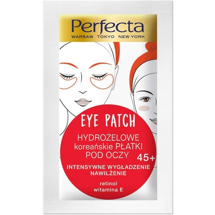 Perfecta Hydrogel Eye Patches with Collagen and Active Soya Bean 2 Pcs