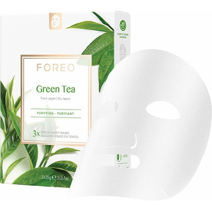 Foreo Green Tea Purifying Sheet Mask 3 X 20 G