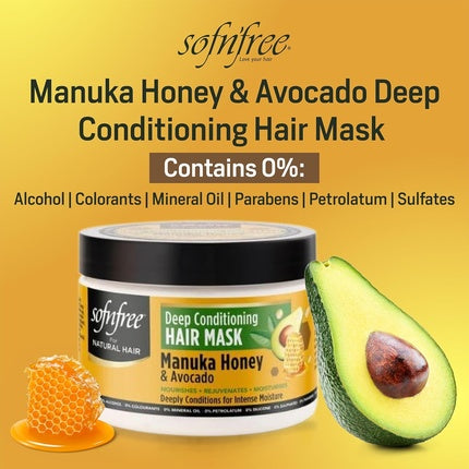 Sofn'free Manuka Honey Mask for Hair 325ml
