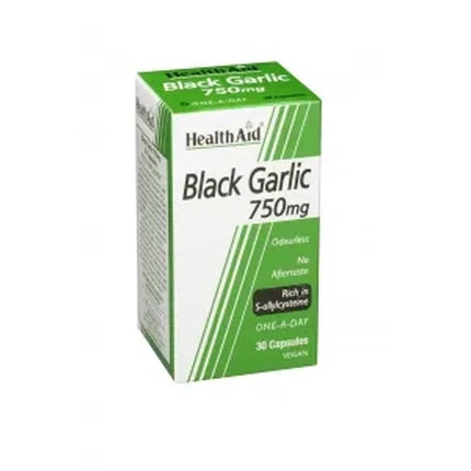 Health Aid Black Garlic Pearls 30 Vegetable Capsules