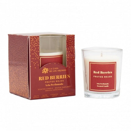 La Casa De Los Aromas Christmas Scented Candle Red Fruits 120g