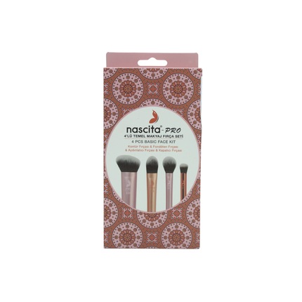 Nascita Makeup Brush Set X 4 Pieces Contour Foundation Highlighter Concealer