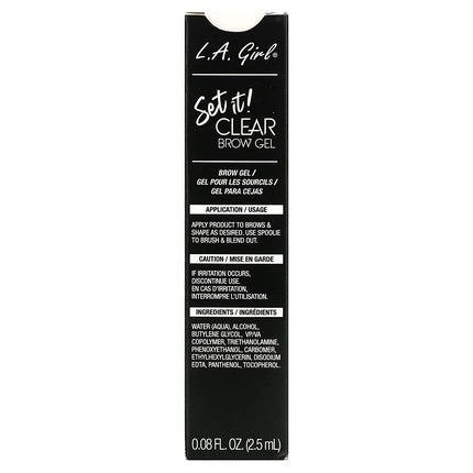 L.A. Girl Set it! Clear Brow Gel GBG390 Clear