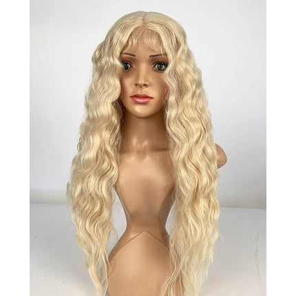 Sleek 32 Synthetic Lace Front Wig with Baby Hair - Synthetic and Human Hair