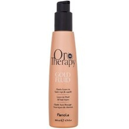 Fanola Oro Therapy 24k Gold Fluid Leavein Fluid For Easy Hair Styling