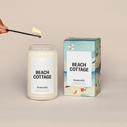 Homesick Beach Cottage Premium Scented Candle 400ml