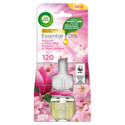 Air Wick Essential Oils Magnolia & Cherry Blossom Electric Air Freshener