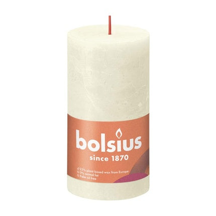 Bolsius Cheroot Candle 130x68 Soft Pearl Ivory