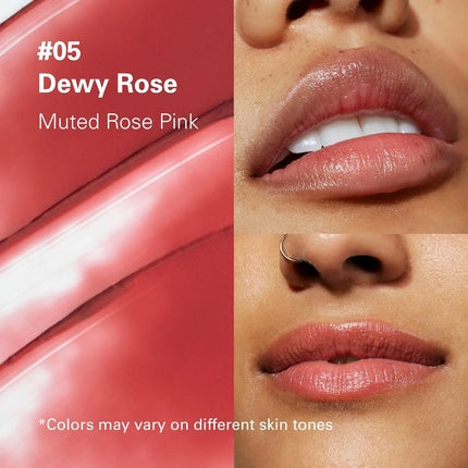 Melixir Vegan Lip Butter #05 Dewy Rose Tinted 0.13oz