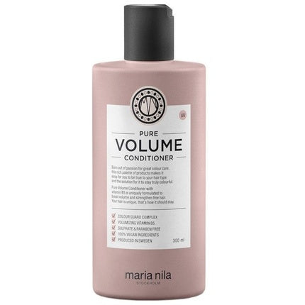 Maria Nila Pure Volume Conditioner 300ml - Moisturizing Hair Conditioner Providing Volume Without Sulfates
