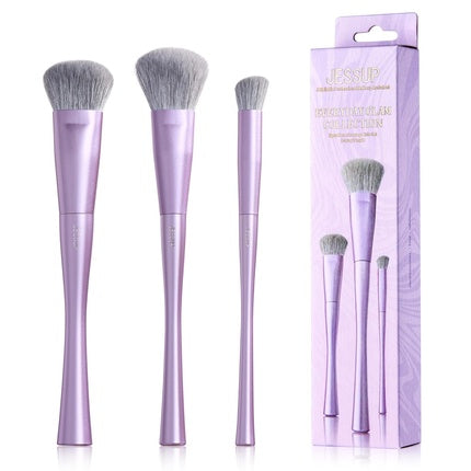 Jessup Face Makeup Brush Set 3 Pcs Ultrasoft Dense Makeup Brushes