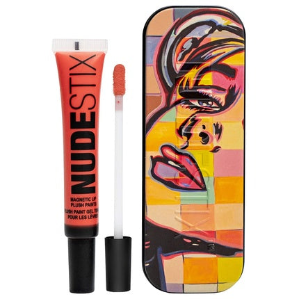 NudeStix Magnetic Lip Plush Paints Fresh Fiji - Tropical Inspired Pop of Clementine