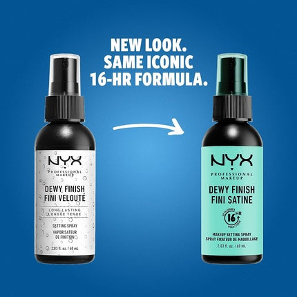 NYX Professional Makeup Setting Spray Long Lasting Fixing Lightweight Vegan Formula Dewy Finish 60ml