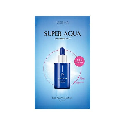Missha Hydrating Sheet Mask With Hyaluronic Acid Super Aqua Ampoule Mask 28 G