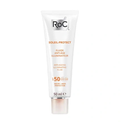 Roc Roc Soleil Protect Anti Ageing Illuminating Fluid Spf 50 50ml