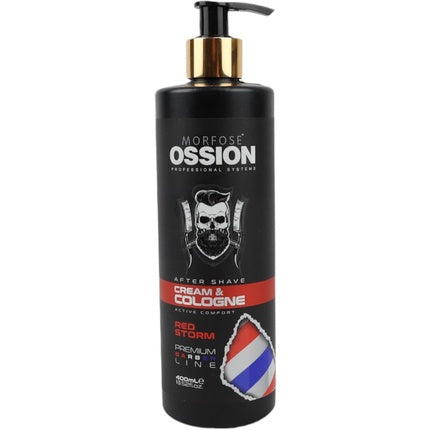 Morfose Ossion Premium Barber Line After Shave Cream & Cologne Red Storm
