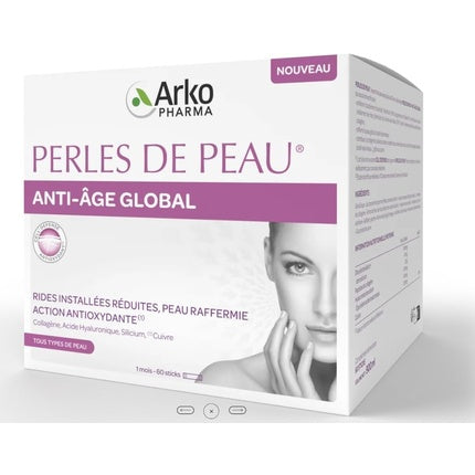 Arkopharma Global Anti-Aging Skin Pearls 60 Sticks