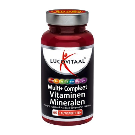 Lucovitaal Multi+ Vitamins & Minerals Chewable Tablets