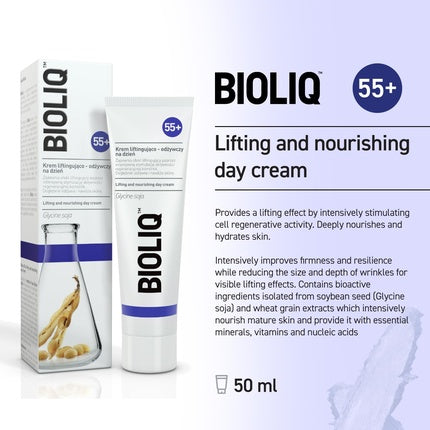 55+ Lifting and Nourishing Day Cream Firming and Anti-Wrinkle with Soybean