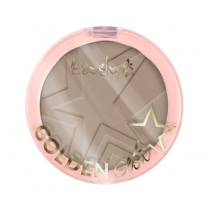 Lovely Golden Glow Face Contouring Powder 3 Cool Brown 10g