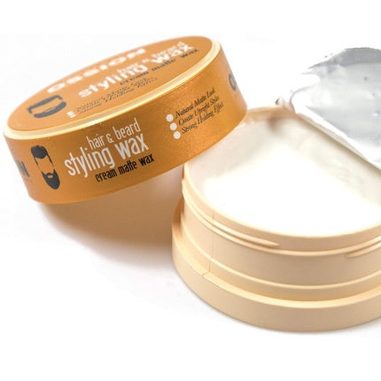 Morfose Ossion Hair & Beard Styling Cream Matte Wax 150ml Natural Look Beard Cream Hair Cream Flexible All Day