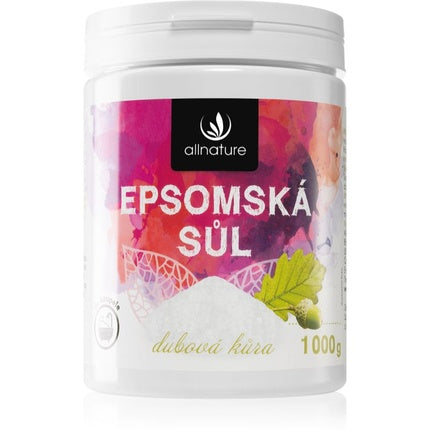 Allnature Epsom salt Oak Bark Bath Salt 1000 g