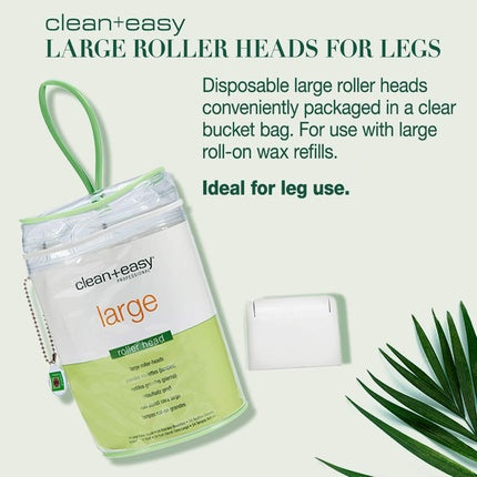 Clean + Easy Large Roller Head for Leg and Body Hair Removal